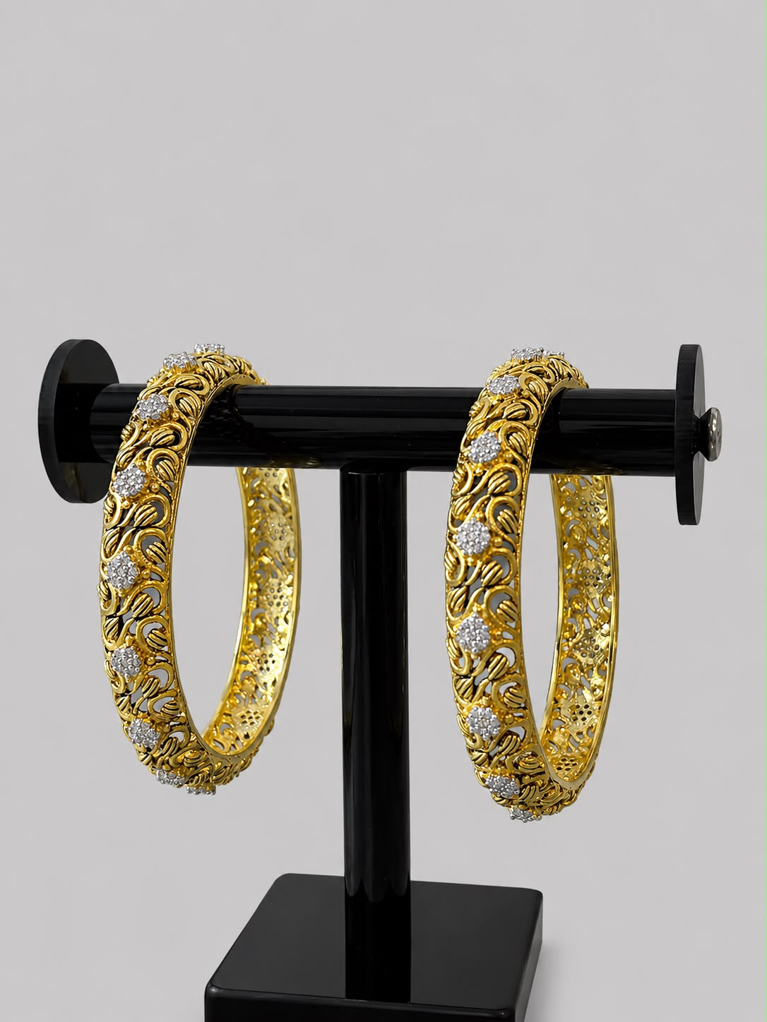 Luxury Antique Gold Plated designer Bangles