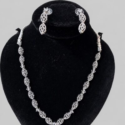 Blush Crystal Elegance Jewelry Set