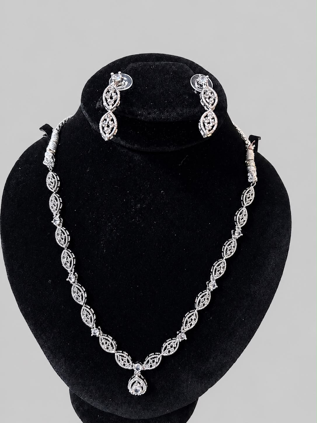 Blush Crystal Elegance Jewelry Set