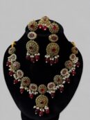 Ruby Blossom Jewelry Set