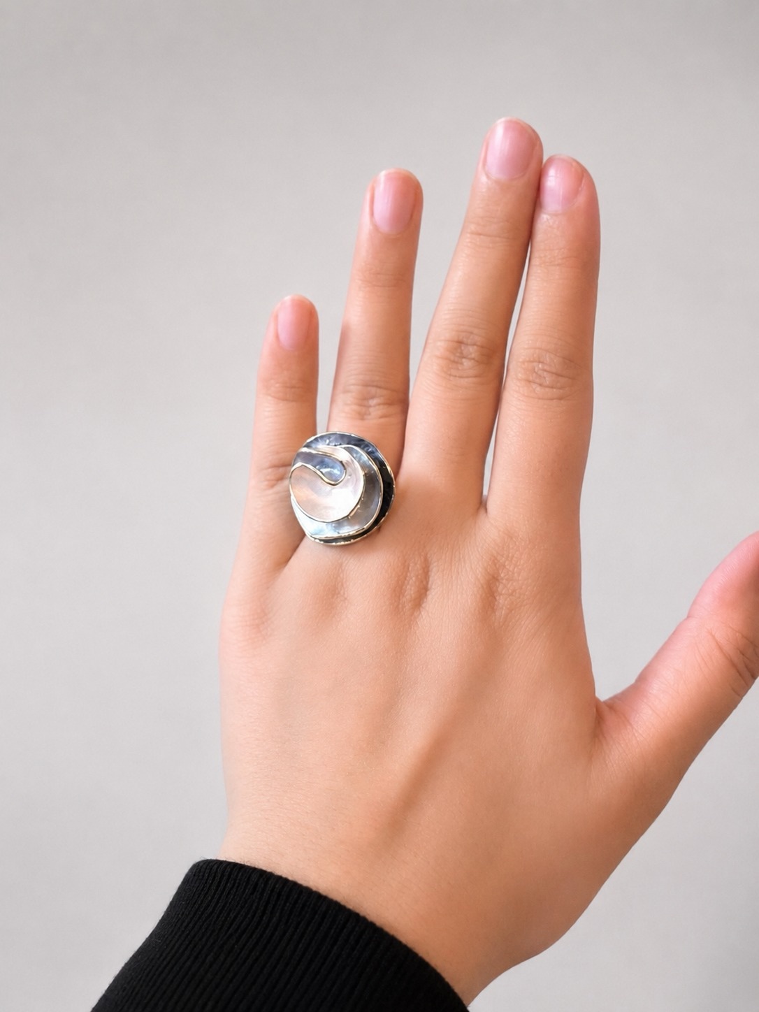 Lunar Tide Statement Ring - Image 2